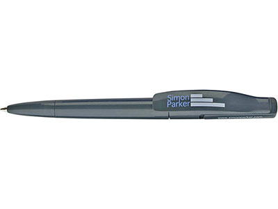 Ручка шариковая полированная Prodir модель DS2 PPP P серая
