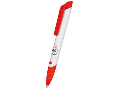 Ручка шариковая Senator модель Akzento Basic бело-красная