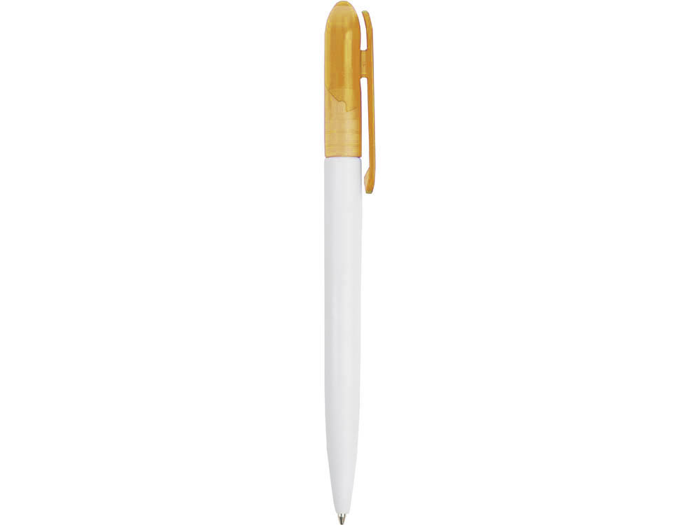 Ручка шариковая Celebrity «Гарленд» белая/оранжевая