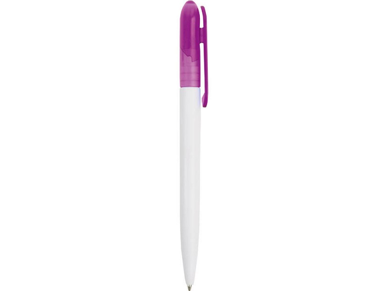 Ручка шариковая Celebrity «Гарленд» белая/фиолетовая