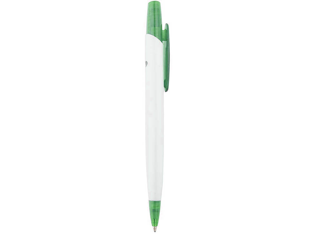 Ручка шариковая «Флагман» белая/зеленая