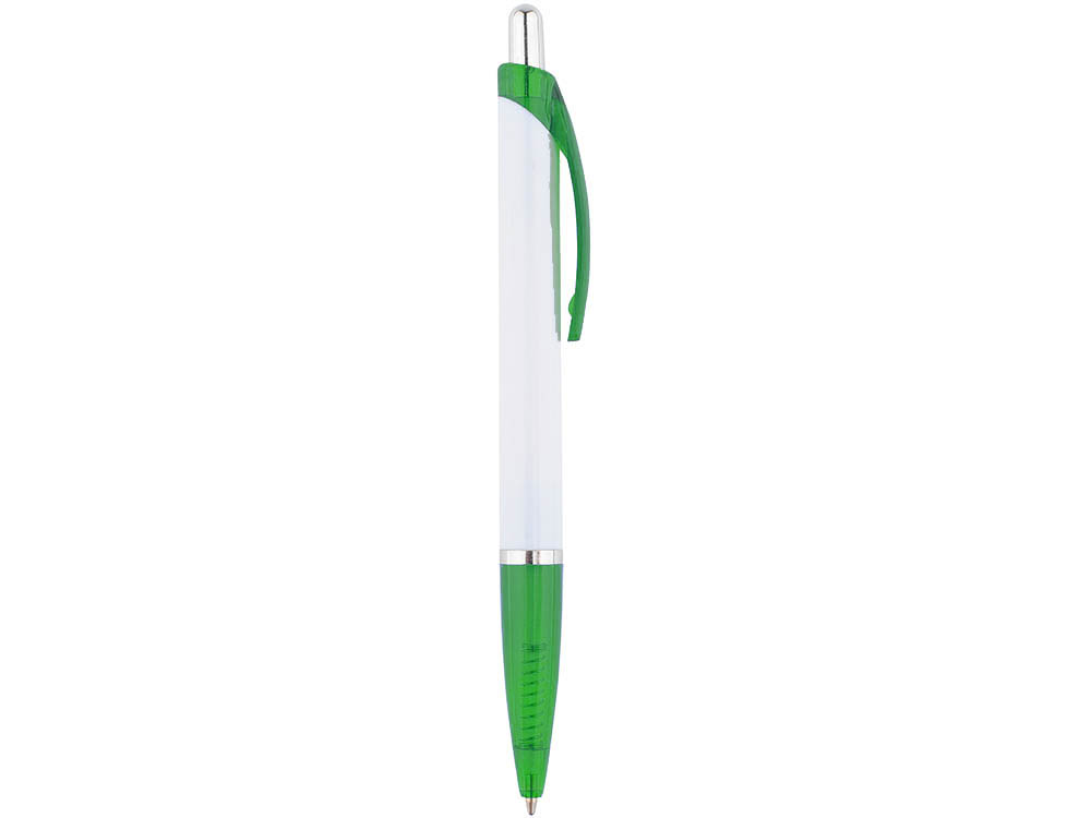 Ручка шариковая «Бригантина» белая/зеленая