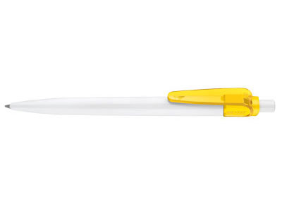 Ручка шариковая Senator модель Sunny белая/желтая
