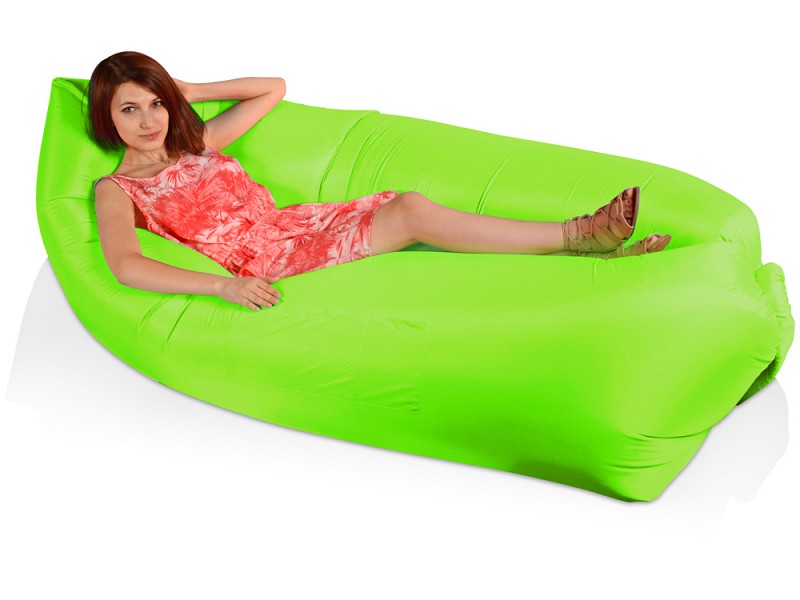 Надувной диван "Биван", зеленое яблоко