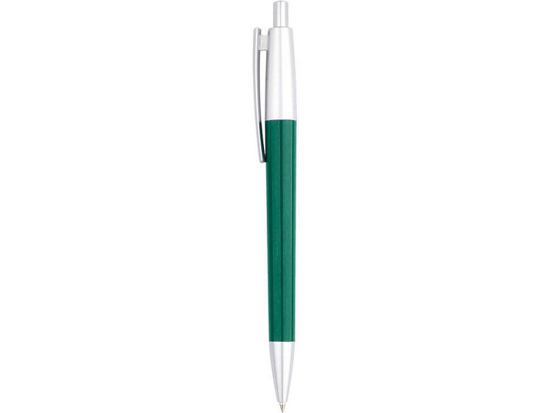Ручка шариковая "Модена", зеленый/серебристый