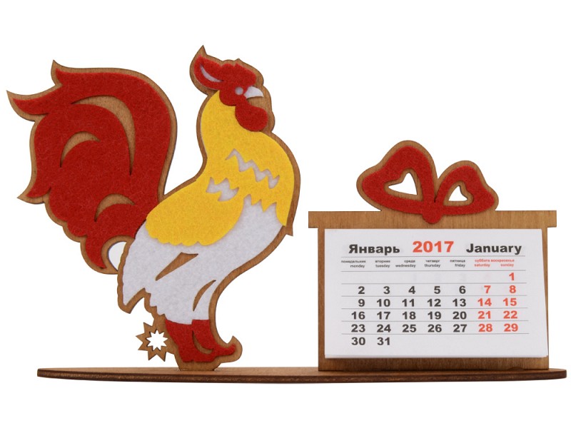 Настольный календарь "Петушок Петя"