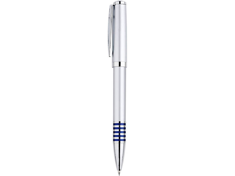 Ручка шариковая "Радиус", серебристый/синий