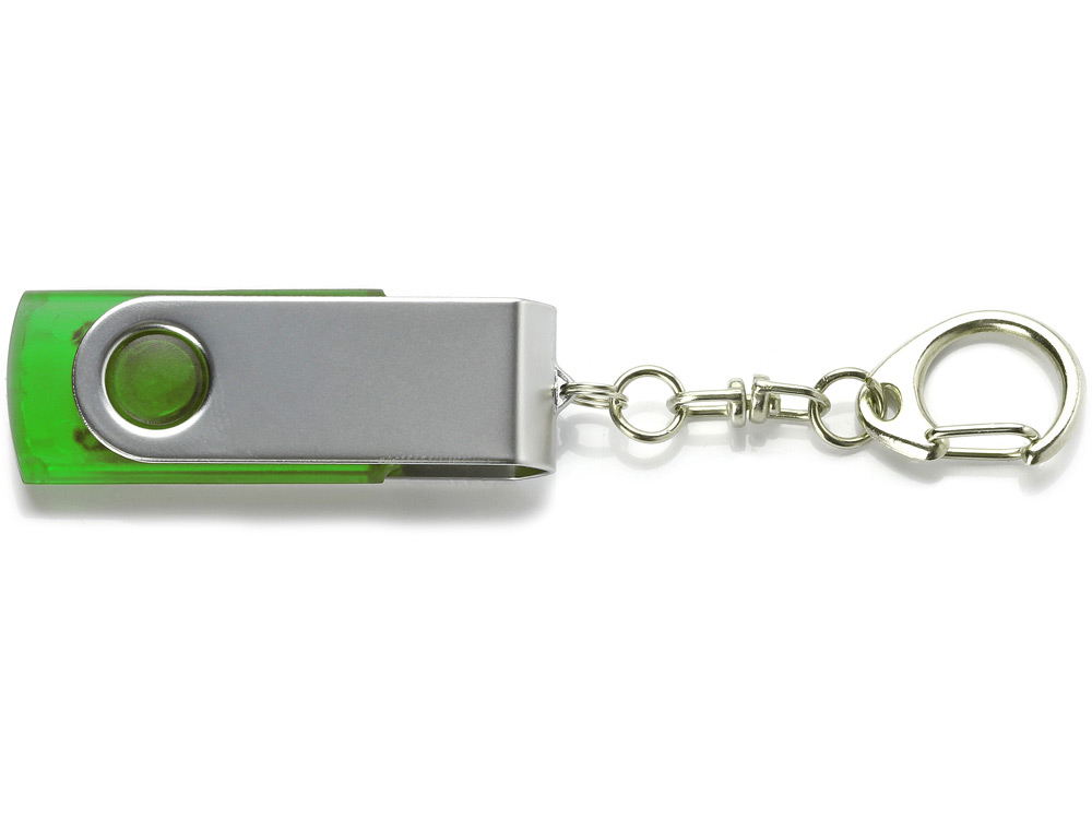 Флеш-карта USB 2.0 на 4 GB с кольцом для ключей