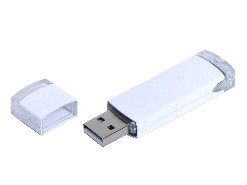 USB-флешка промо на 64 Гб прямоугольной классической формы