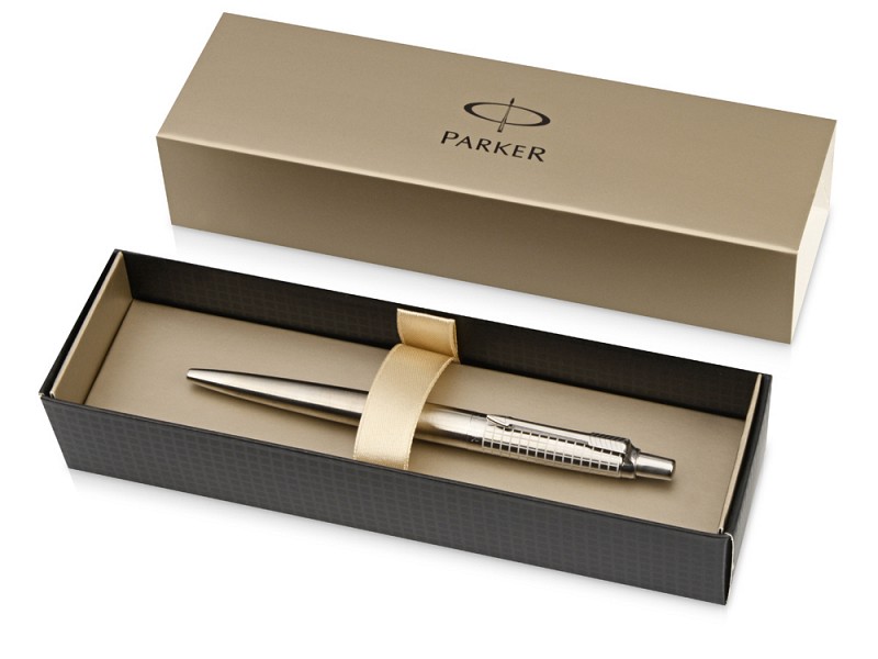 Ручка шариковая Parker модель Jotter Premium Classic Stainless Steel Chiselled