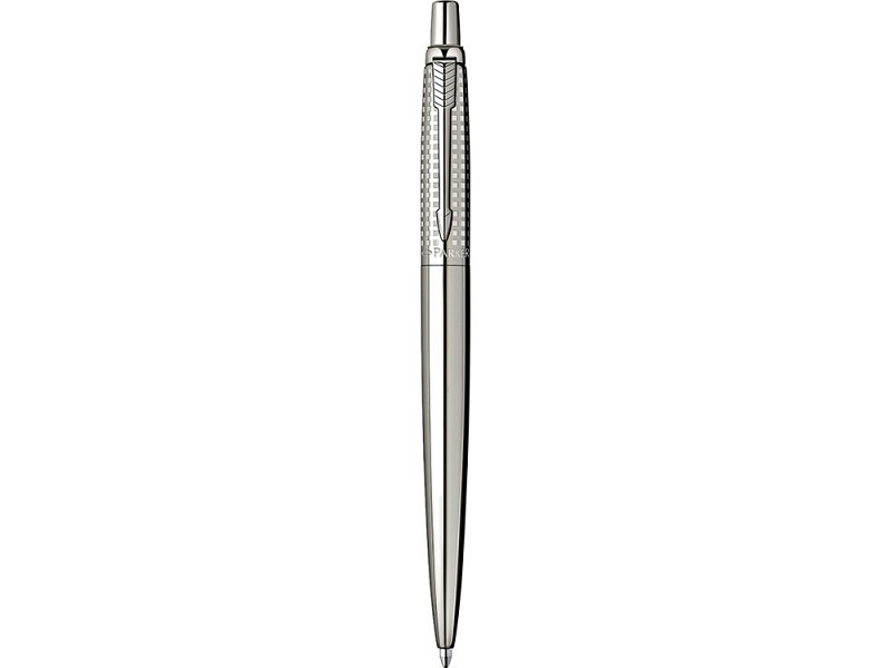 Ручка Паркер шариковая «Jotter Premium Shiny Stainless Steel Chiselled»