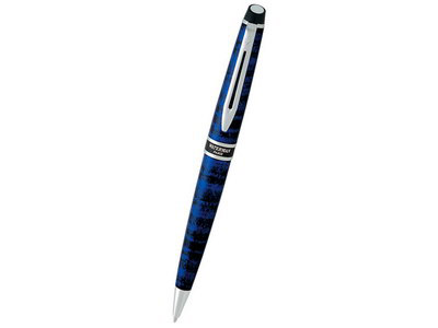 Ручка шариковая Waterman (Ватерман) модель Expert (Эксперт) синяя с серебр.