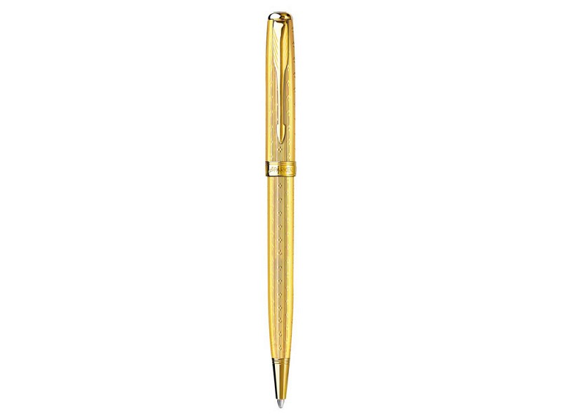 Ручка шариковая Parker модель Sonnet Gold Lustre золотистая