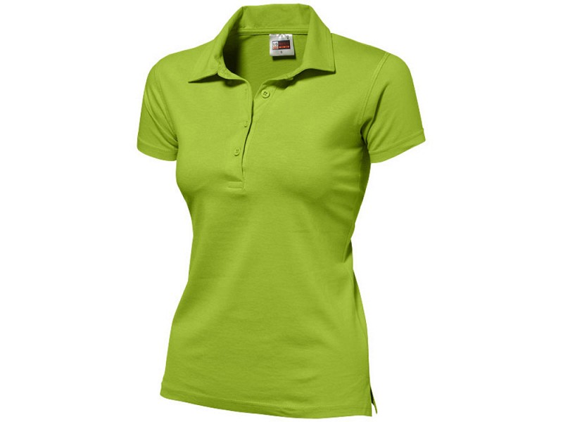 Рубашка поло "Akron" женская, зеленое яблоко