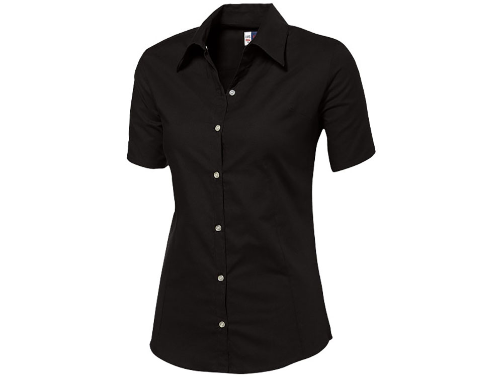 Рубашка "Aspen" женская с коротким рукавом, черный