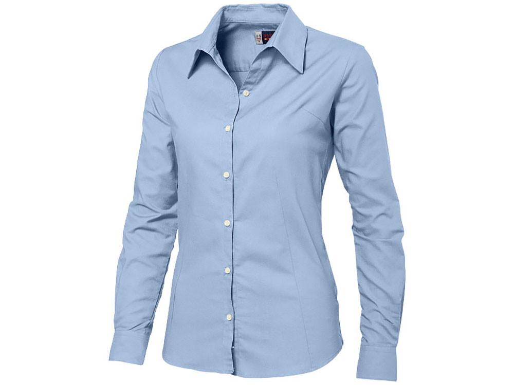 Рубашка "Aspen" женская с длинным рукавом, светло-синий