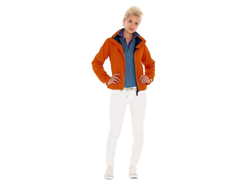 Куртка "Sydney" женская, оранжевый/темно-синий