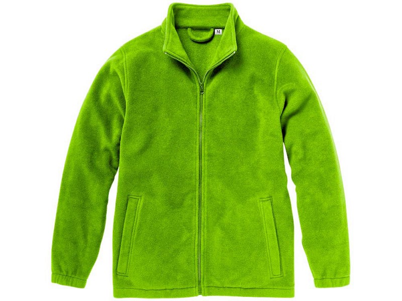 Куртка флисовая "Dakota" на молнии мужская, зеленое яблоко