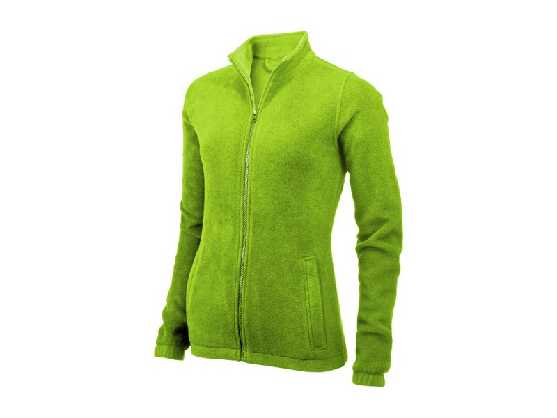 Куртка флисовая "Dakota" на молнии женская, зеленое яблоко