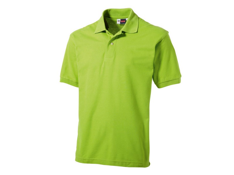 Рубашка поло "Boston C" мужская, зеленое яблоко