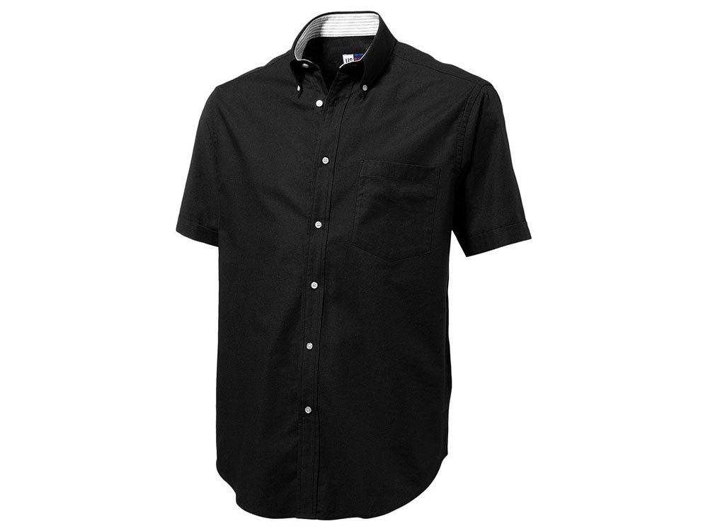 Рубашка "Aspen" мужская с коротким руковом, черный