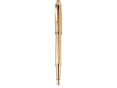 Ручка перьевая Gian Franco Ferre модель Luxor в футляре золотистая