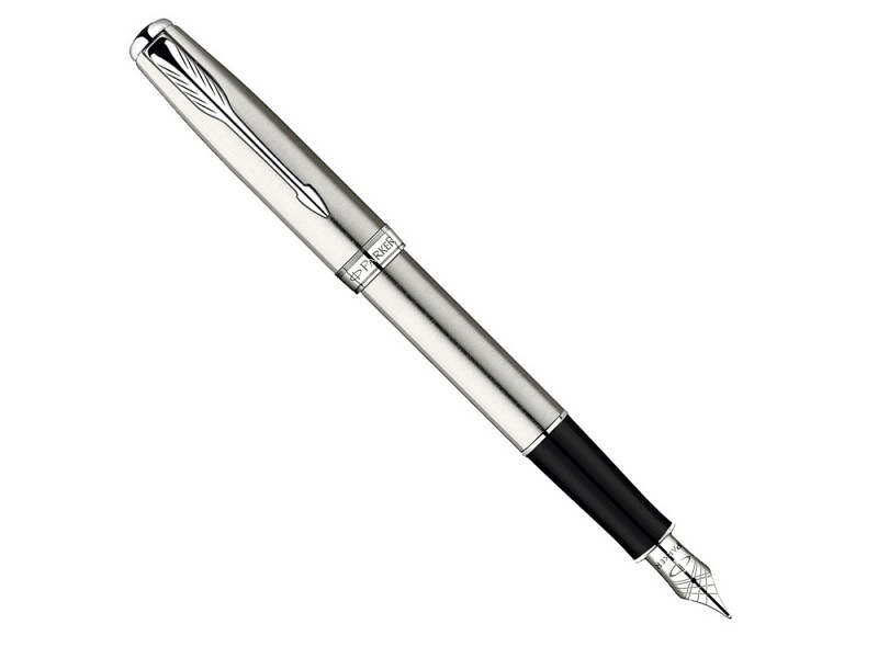Ручка перьевая Parker модель Sonnet Stainless Steel СT в футляре