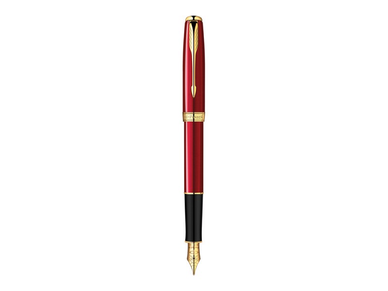 Ручка перьевая Parker модель Sonnet Red Lacquer GT в футляре