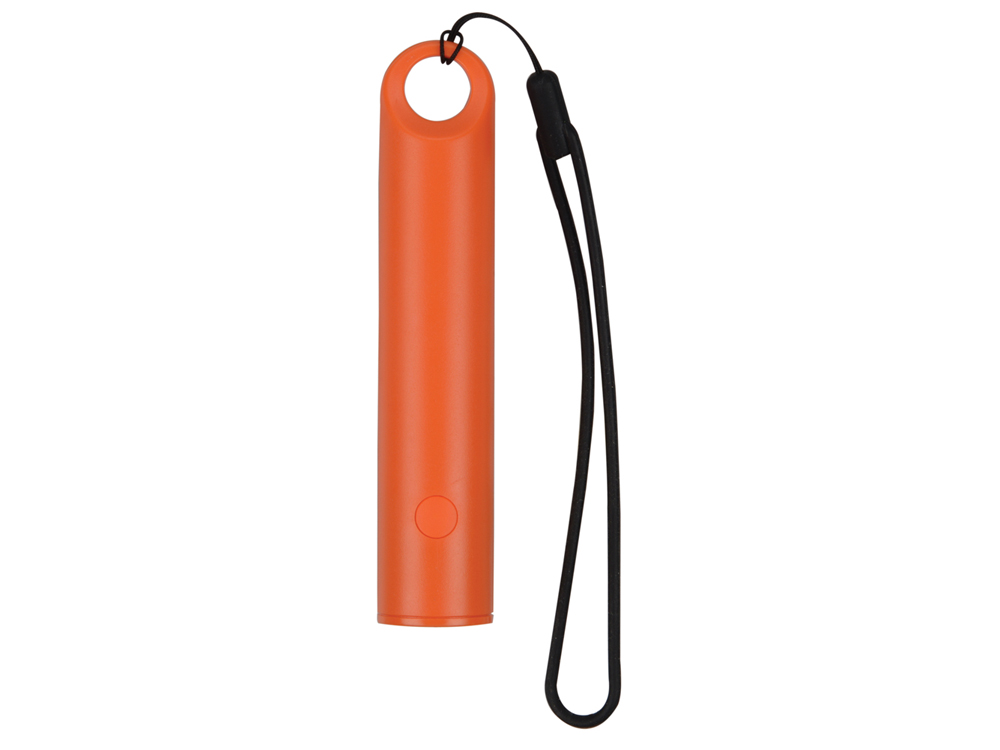 Портативное зарядное устройство на шнурке, 2200 mAh, оранжевый