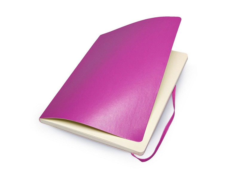 Записная книжка Moleskine Classic Soft (в линейку), Хlarge (19х25 см), темно-розовый