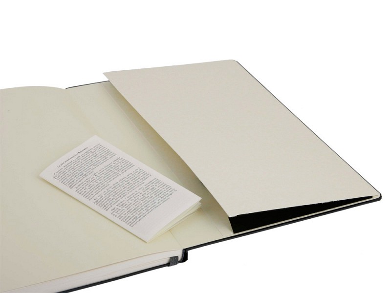 Записная книжка Moleskine Folio (в линейку), A4, черный