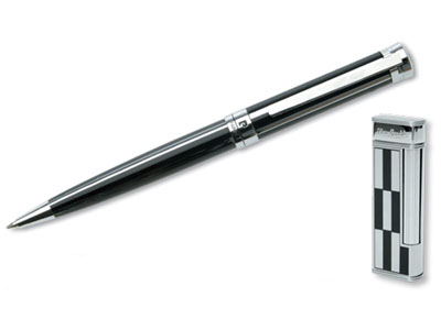 Набор Pierre Cardin: ручка шариковая, газовая турбо зажигалка