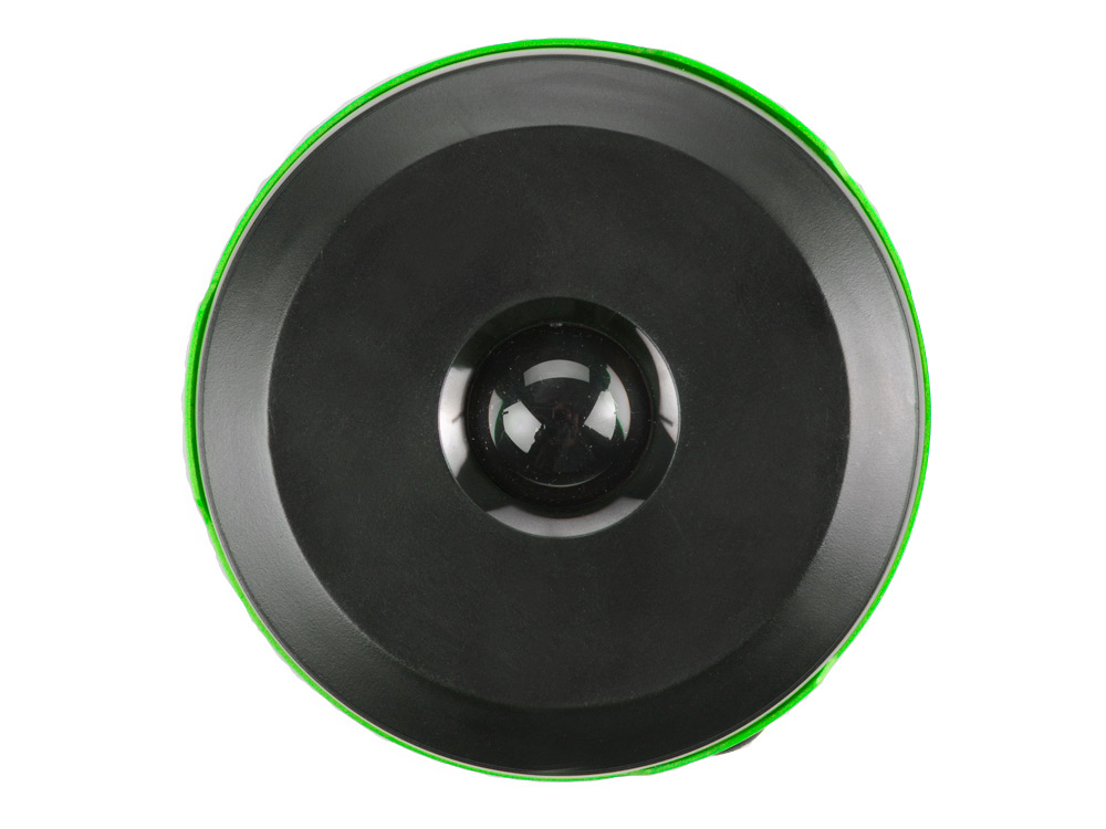 Складной фонарь с 2 режимами подсветки и крючком, черный/зеленый