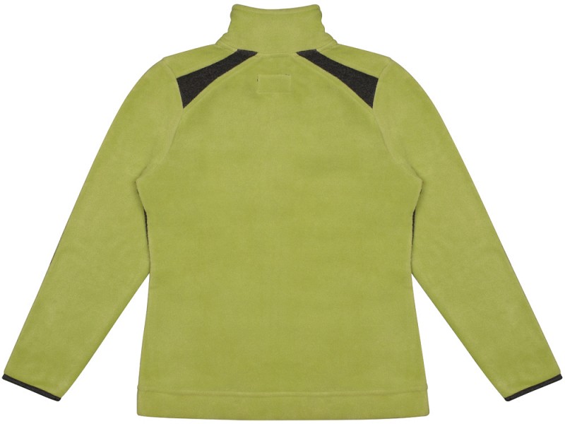 Куртка флисовая "Alabama" женская, зеленое яблоко/темно-серый