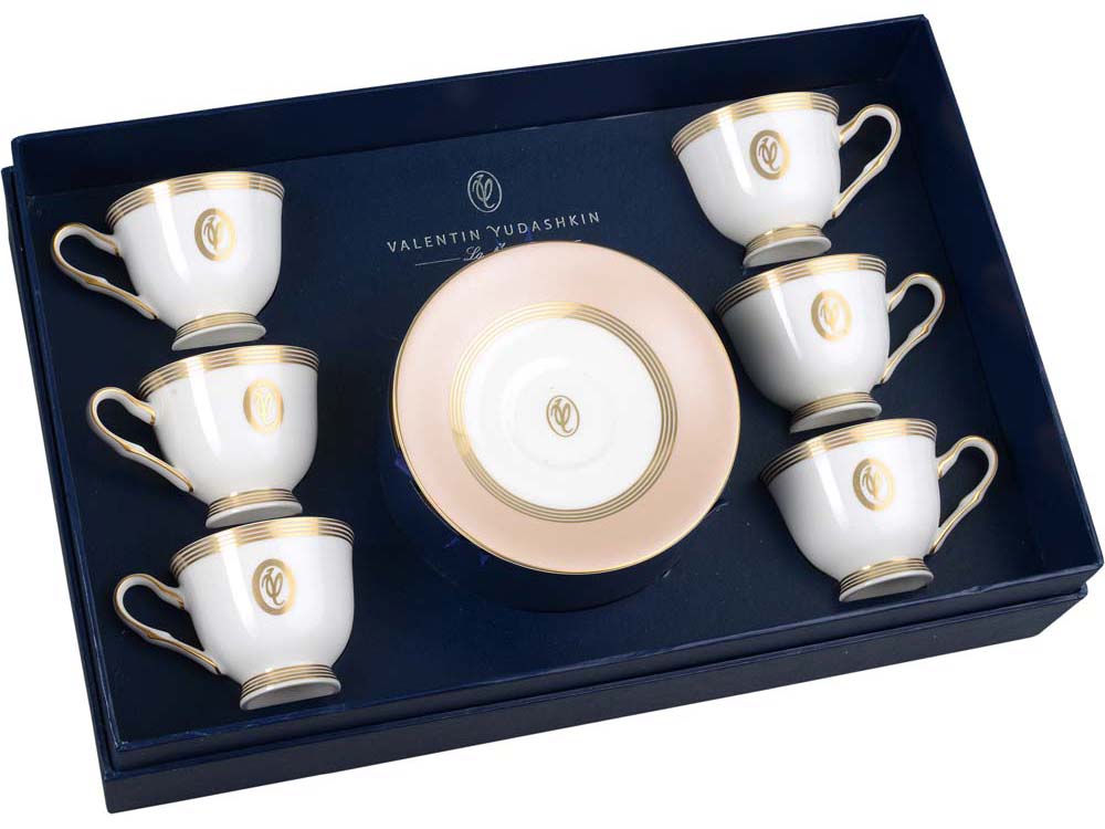 Кофейный набор для эспрессо на 6 персон (12 предметов) Valentin Yudashkin-La Maison, коллекция «Magnifique»