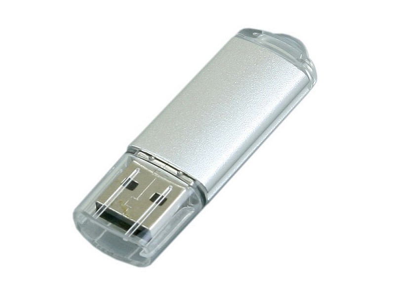 USB-флешка на 64 Гб с прозрачным колпачком