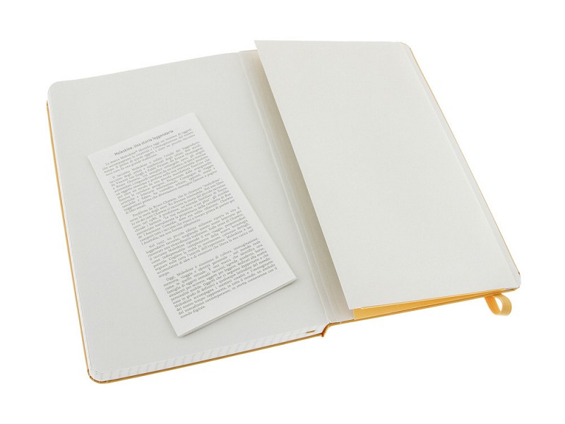 Записная книжка Moleskine Classic (в клетку) в твердой обложке, Large (13х21см), оранжевый