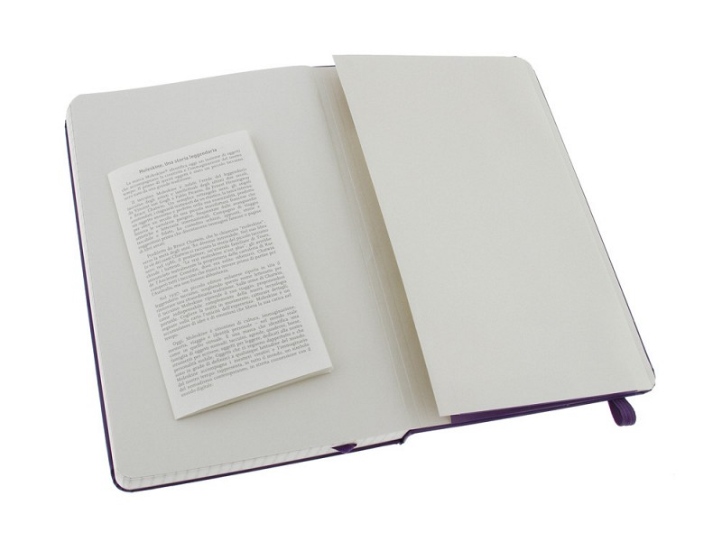 Записная книжка Moleskine Classic (в клетку) в твердой обложке, Large (13х21см), фиолетовый