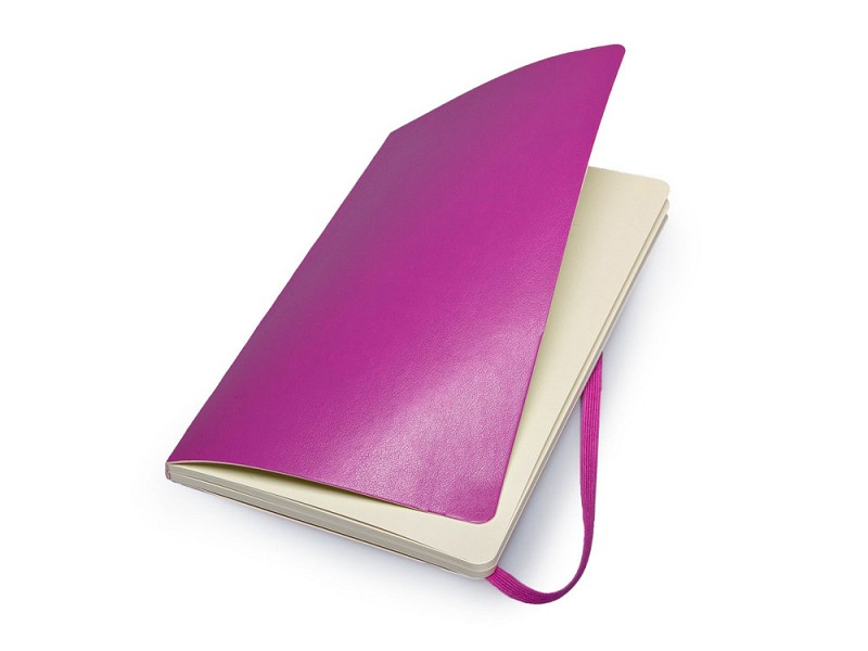 Записная книжка Moleskine Classic Soft (нелинованный), Large (13х21см), темно-розовый