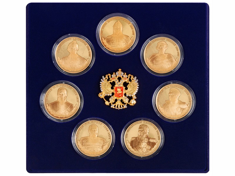 Набор медалей «Великие полководцы России»