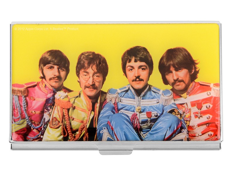 Набор The Beatles «Sgt.PEPERS»: визитница, ручка роллер