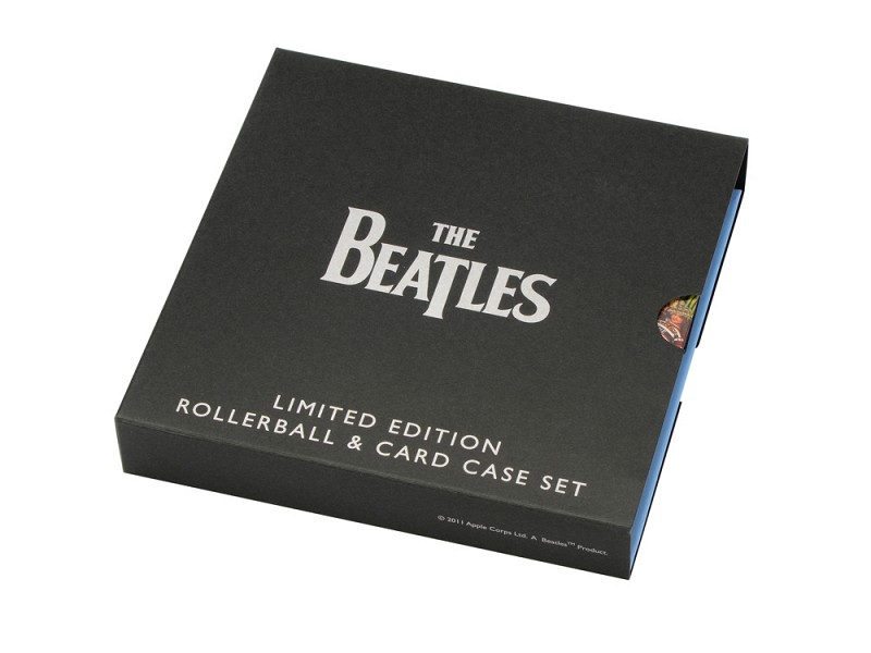 Набор The Beatles «Sgt.PEPERS»: визитница, ручка роллер