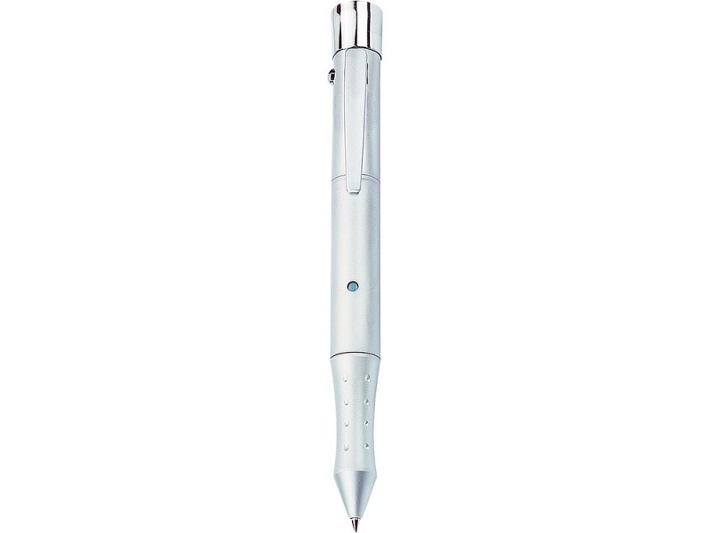 Ручка-фонарь со стилусом для КПК серебристая