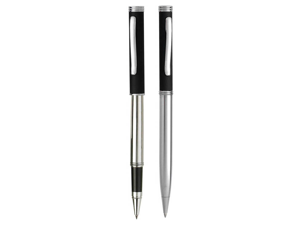 Набор Celebrity «Кеннеди»: ручка шариковая, ручка роллер в футляре черный