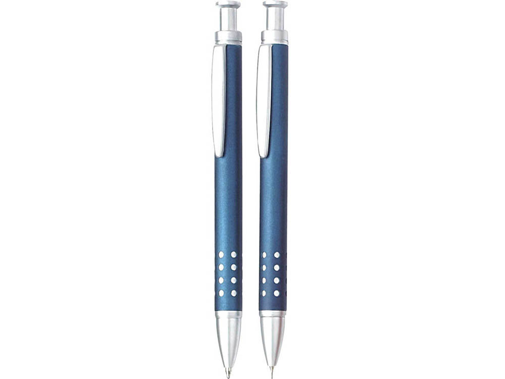 Набор Celebrity «Купер»: ручка шариковая, карандаш в футляре синий