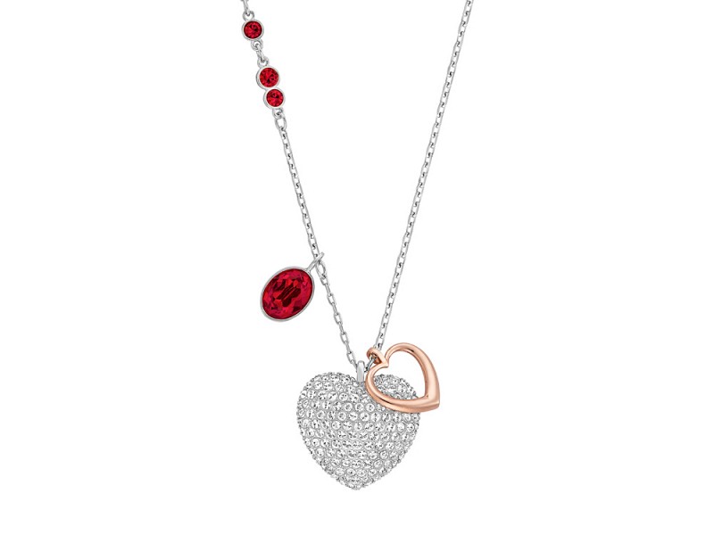 Подвеска Duo Heart, размер М. Swarovski