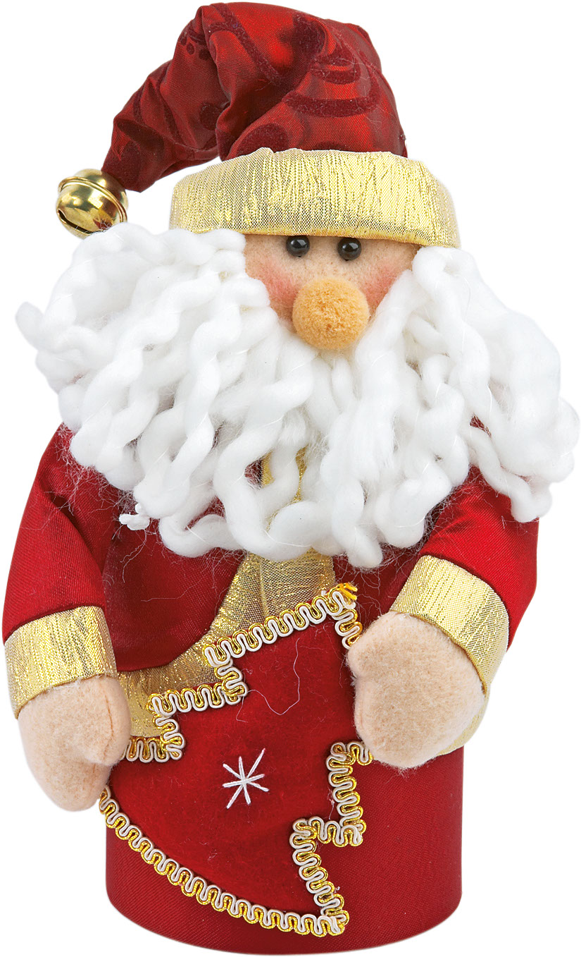 Сокровенное желание. Золотой ёлочный шар в подарочной коробке в виде Деда Мороза.