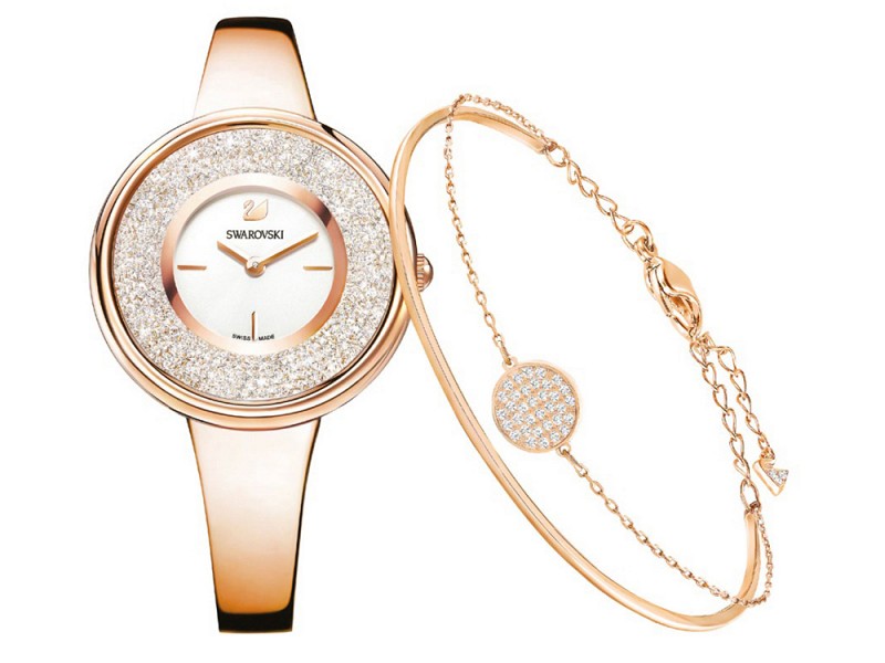 Комплект Crystalline: часы, браслет. Swarovski