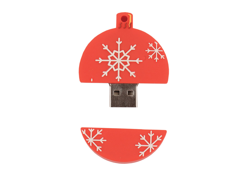 USB-флешка на 4Gb "Новогодний сюрприз" в футляре