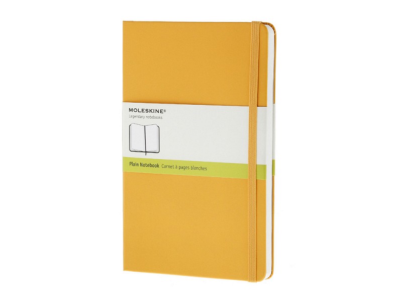 Записная книжка Moleskine Classic (нелинованный), Pocket (9х14 см), оранжевый